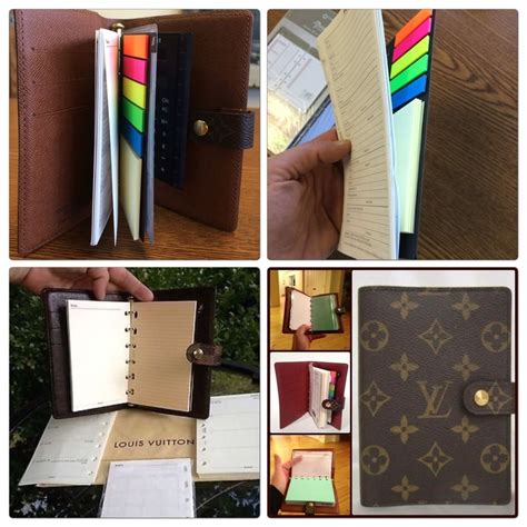 louis vuitton agenda pm filofax|Louis Vuitton diary.